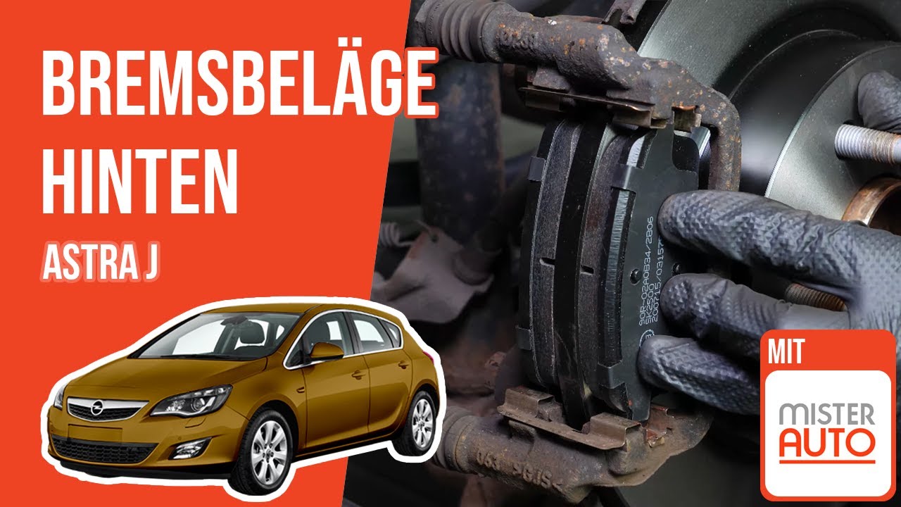 Opel Astra G Caravan Bremsbeläge Hinten Wechseln Wie Astra J Bremsbeläge hinten wechseln 🚗 - YouTube