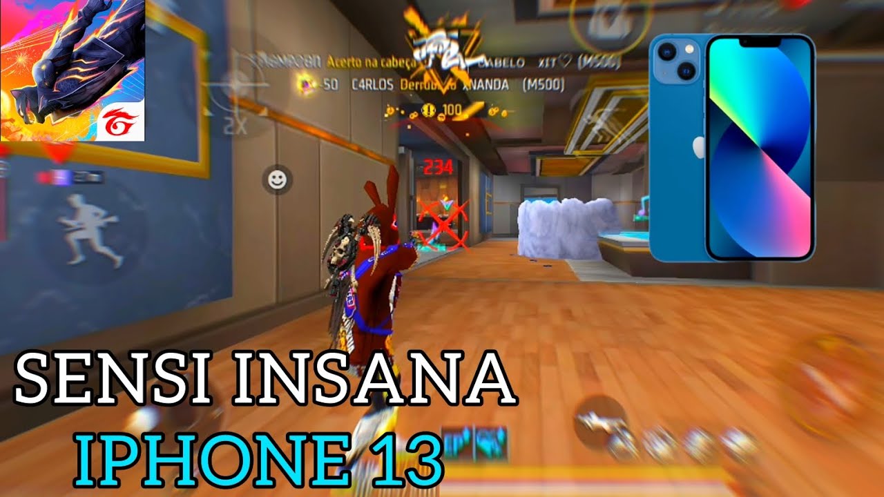 MELHOR SENSIBILIDADE IPHONE 13 NOVA ATUALIZAÇÃO FREE FIRE 2026