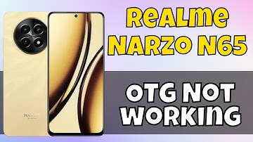 OTG Not working Realme Narzo N65 || How to solve the OTG issues || Solution of OTG problem
