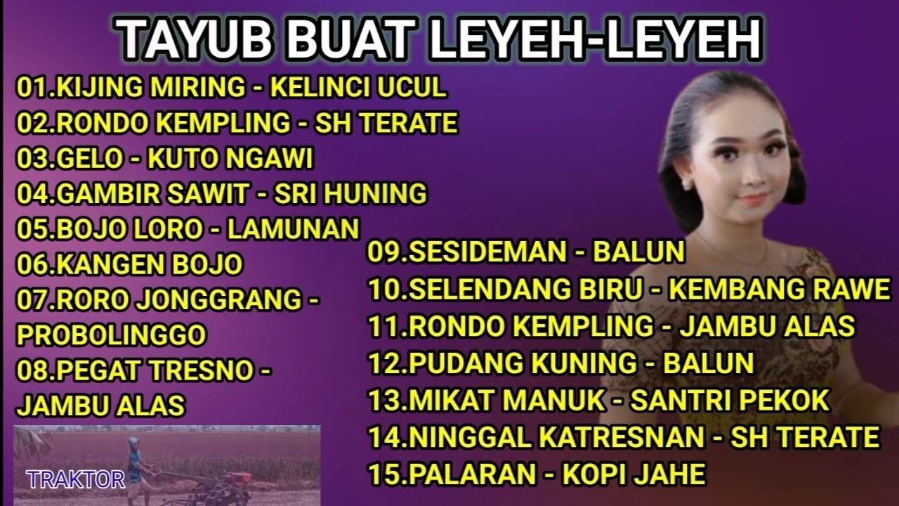 TAYUB 1 JAM 30 MENIT TEMAN PENGOLAHAN SAWAH