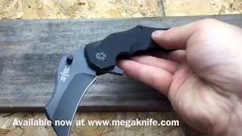 Folding Karambit + Quick Release Sheath