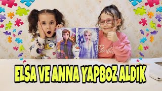 I Bought ELSA AND ANNA PUZZLES FOR BAHAR AND BANU ALYA!