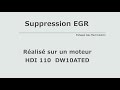 Supprimer EGR 307 HDI