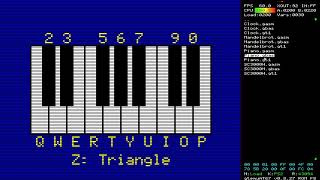 Gigatron TTL gtBASIC version of Marcel's GCL piano example.