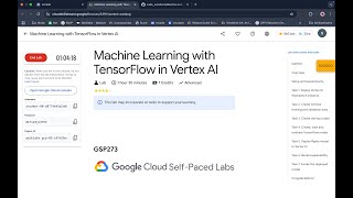 Famous Machine Learning with TensorFlow in Vertex AI | #qwiklabs | #GSP273 | [With Explanation🗣️] Profile