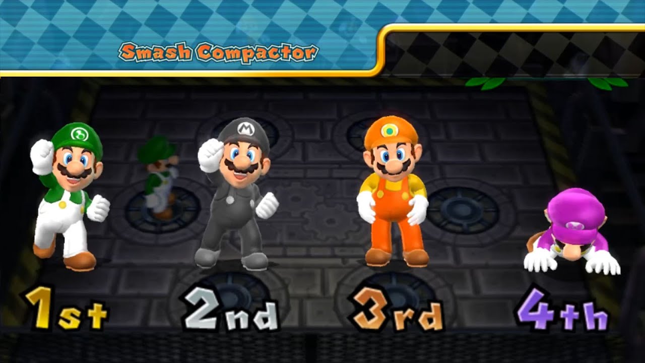 マリオパーティ9のミニゲーム。デイジー vs ヨッシー vs カメック vs バード。 (マスターCPU)