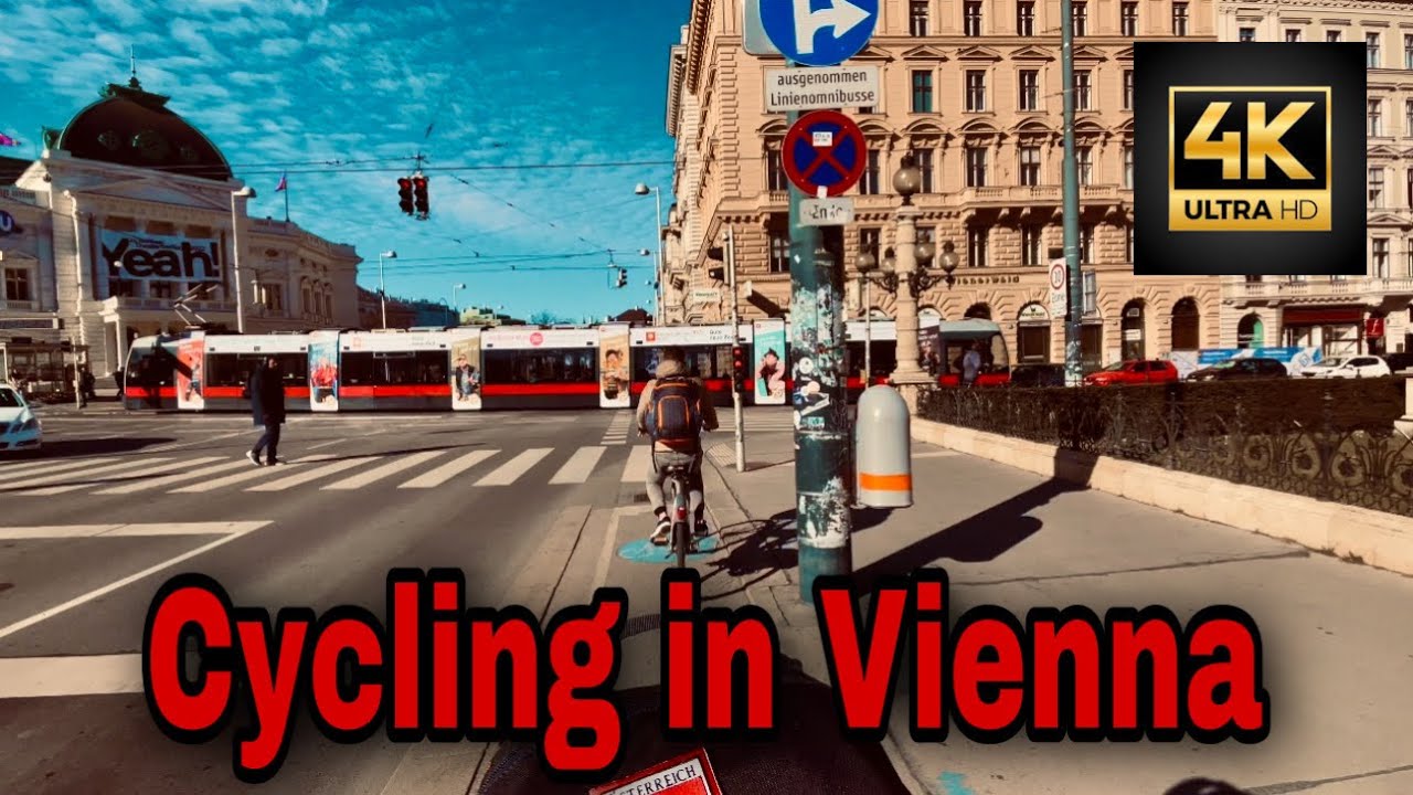 City Tour by bicycle 0€ Vienna Austria 🇦🇹 4K