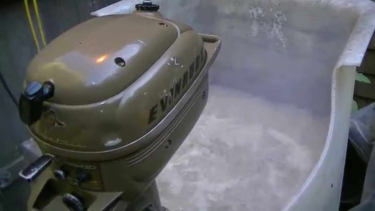 1955 Evinrude 3HP DUCKTWIN DUCK TWIN Outboard Motor YouTube