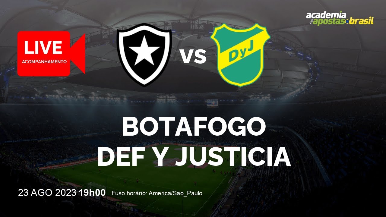BOTAFOGO X DEFENSA Y JUSTICIA AO VIVO | AMÉRICA DO SUL - COPA SUL ...