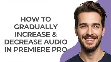 How To Gradually Increase & Decrease Audio In Premiere Pro - GUIDE!