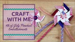 How To Make Paper Pinwheels With Playing Cards: Paper Clips and Wands: Fourth of July DIY