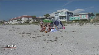 A new state law goes in effect july 1, which says florida's private
business and homeowners can decide if they want to restrict beach
access on the sand thei...