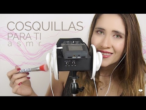 COMO DORMIR ? Con mis COSQUILLAS obvio! Asmr en Español | 3Dio binaural | Asmr with Sasha