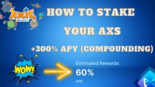 Complete Beginners Guide to Staking AXS on RONIN Wallet (Axie Infinity)