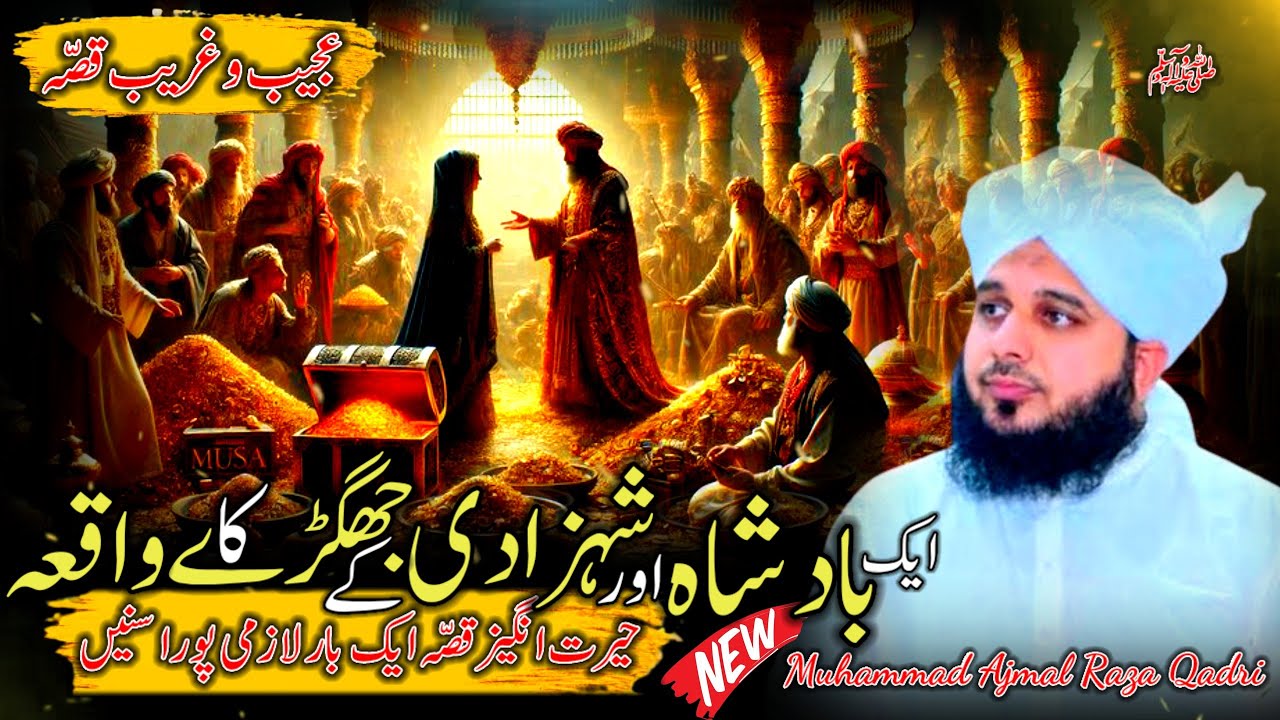 Waqia Aik Badshah Our Shehzadi Kay Jagray Ka Ajeeb o Ghareeb | Peer Ajmal Raza Qadri Bayan | Bayan