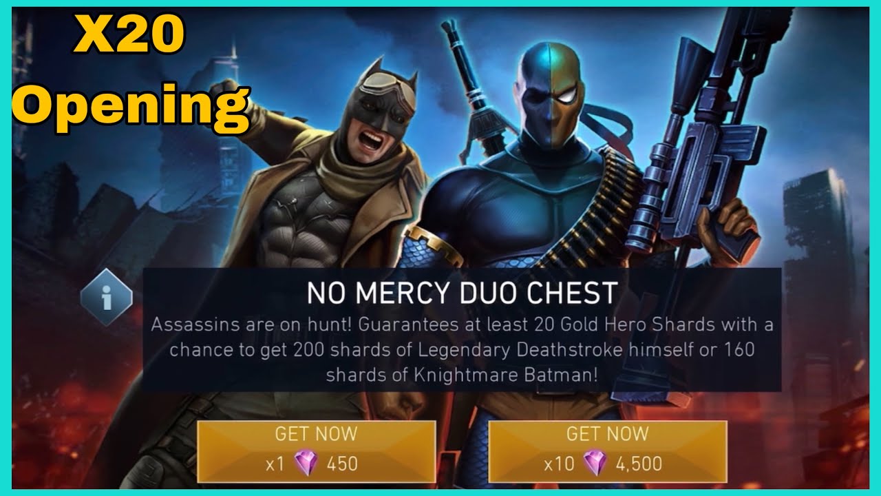 No Mercy Duo Chest Opening Injustice 2 Mobile YouTube