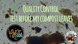 Quality control test on my compost for customer
