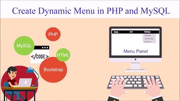 Create Menu Panel | Create Dynamic Menu in PHP and MySQL | Part 1