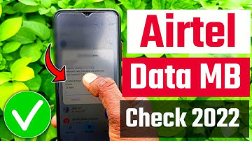 How to check airtel data mb via sms in 2022 | airtel ka data or mb kaise check kare | airtel mb code