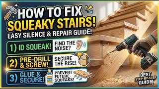 Celebrity 🔨 How to Fix Squeaky Stairs: Easy Silence & Repair Guide! Wealth