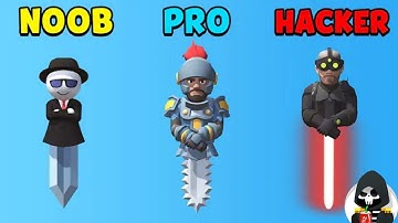 Noob vs Pro vs Hacker - Mr. Slice