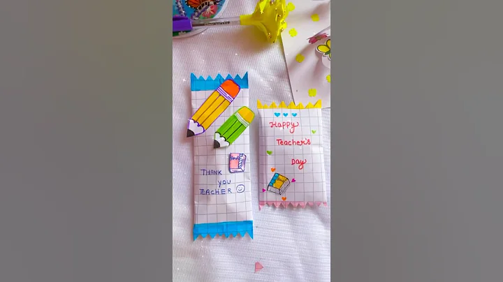 DIY Chocolate 🍫 For Teachers dayI #chocolate #shorts  #satisfying  #chocolate