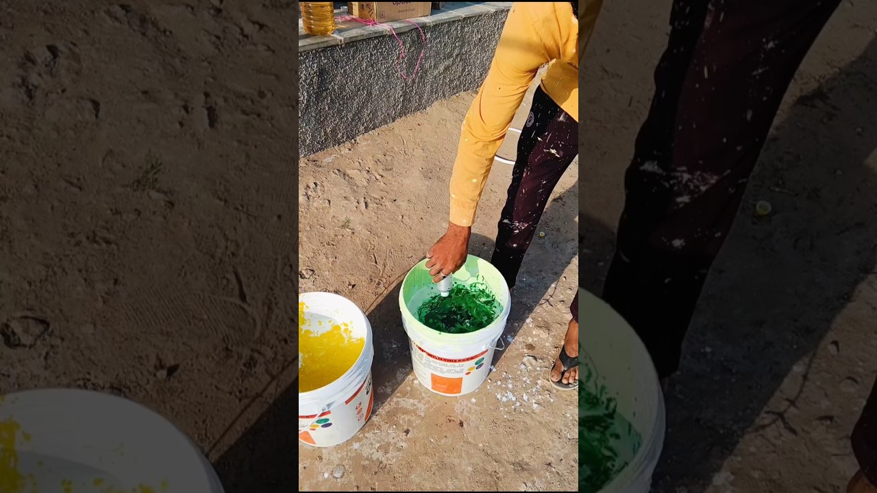 light green colour mixing