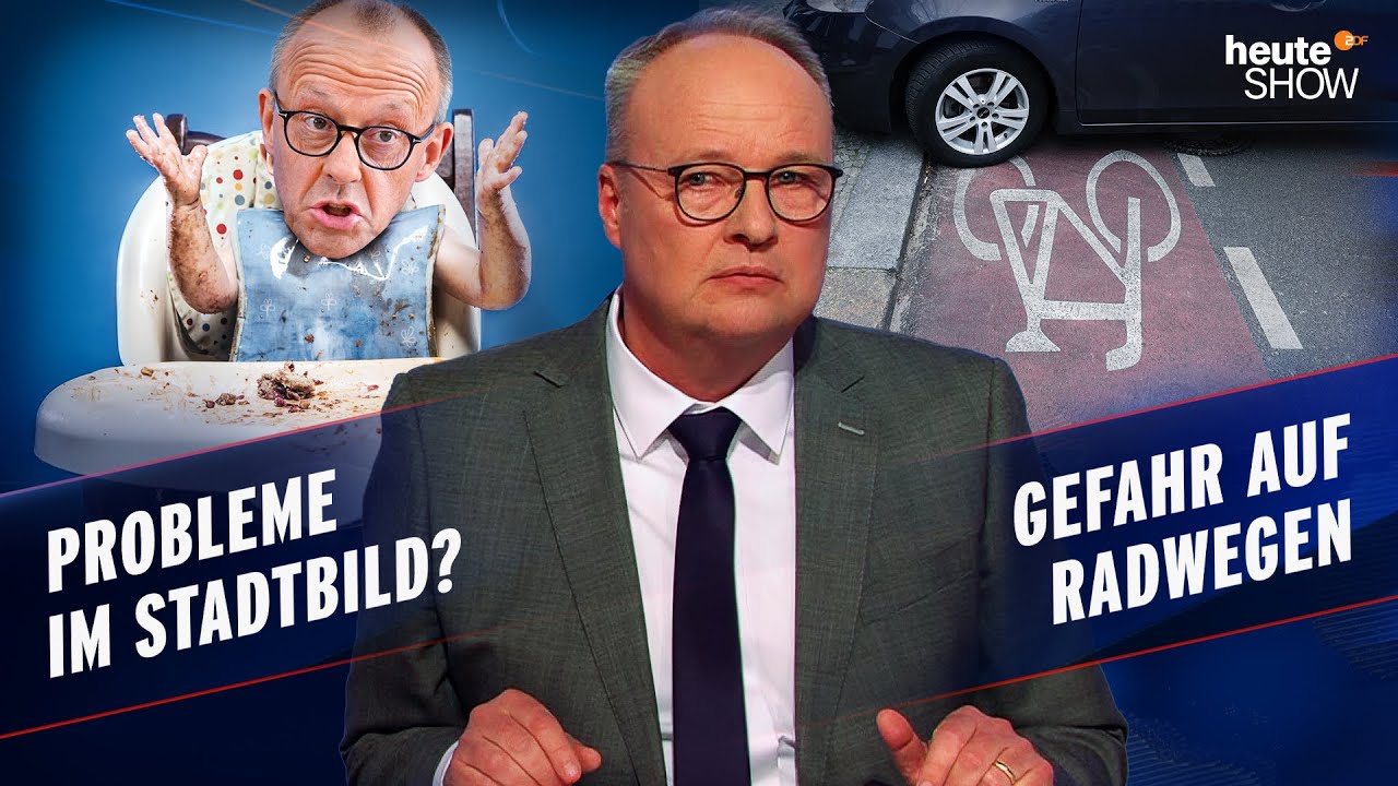 Merz und das Stadtbild | Revolte in der CDU? | Fahrradfeind Deutschland | heute-show vom 24.10.2025
