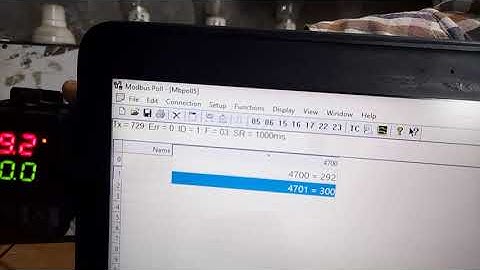 Delta Temperature controller DTA 4848 communication through Modbus Poll