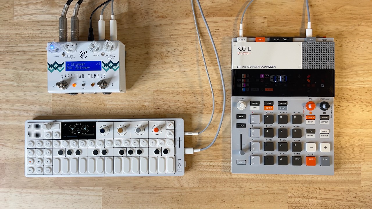 EP-133 K.O.IIとOP-1 fieldでエレクトロニカを作る｜atnr