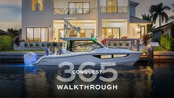 365 Conquest Cabin Cruiser | Product Walkthrough | Boston Whaler