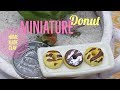 Making Simple Miniature Donuts with Homemade Clay - DIY