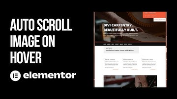 Auto Scroll Image on Hover in Elementor 2022 | WordPress Tutorial 2022