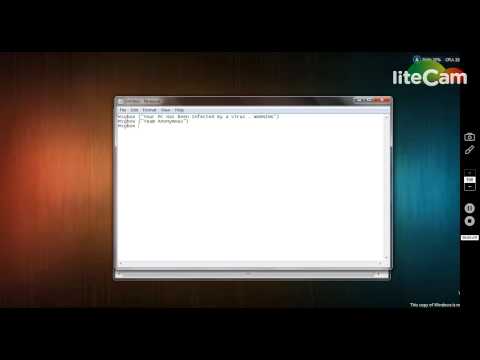 How to make a(Very Harmless) Self Replicating virus prank using Notepad
