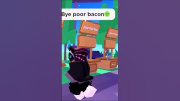 Bacon gets bullied but then this happens... #plsdonate #shorts