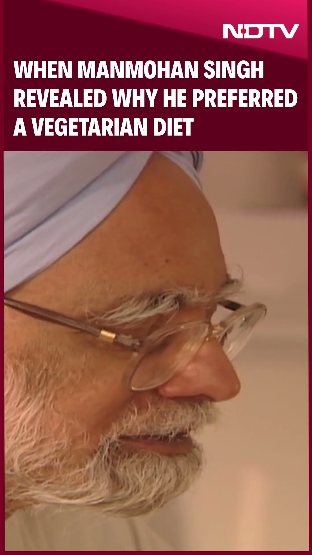 Manmohan Singh Death News | When Manmohan Singh Revealed Why He Preferred A Vegetarian Diet