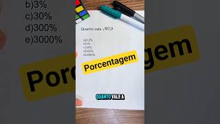 Raiz de porcentagem #concursos