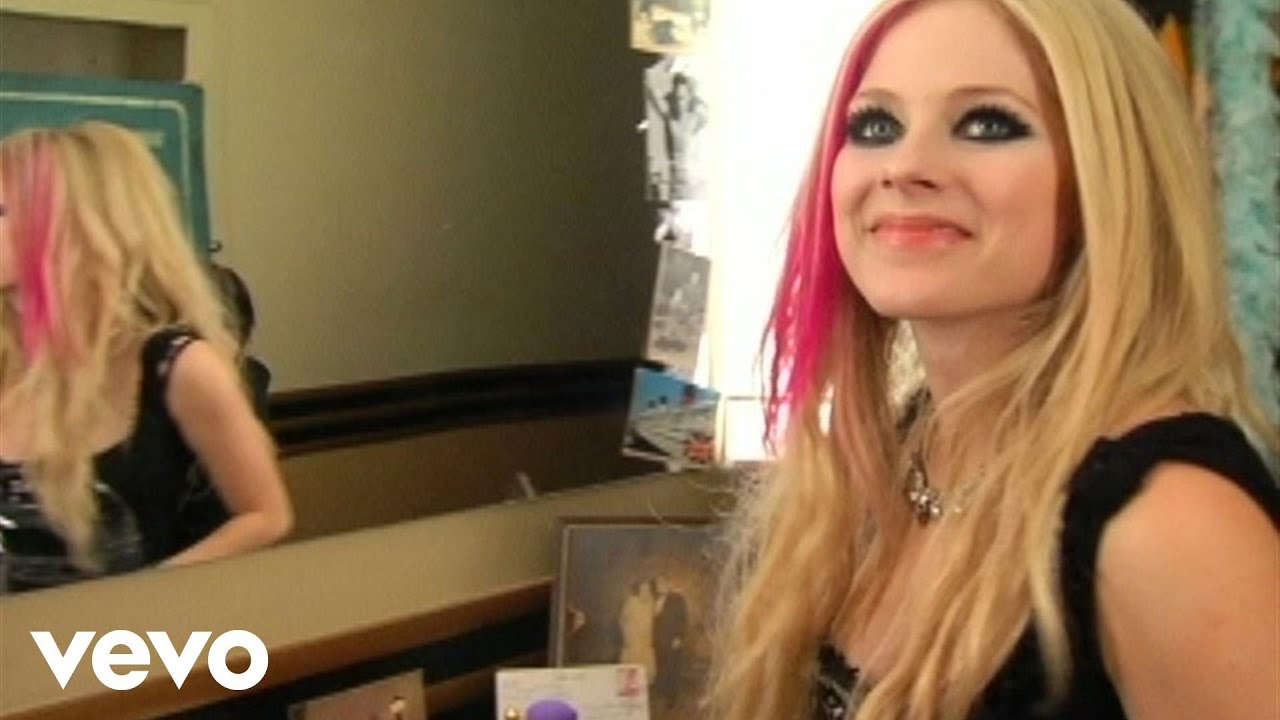 Avril Lavigne Hot Behind The Scenes Web 2 Youtube