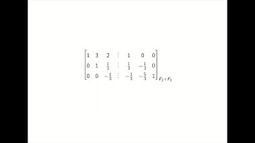 Matriz Inversa mediante operaciones elementales por filas.