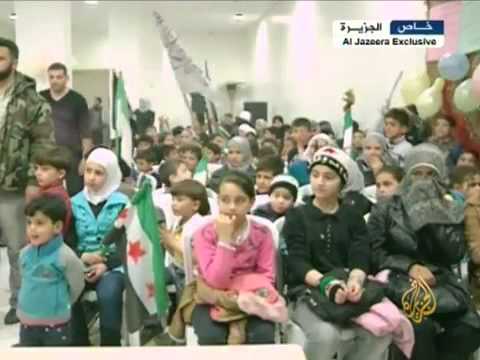 الغوطة الشرقية تحيي الذكرى الثانية لانطلاق الثورة الس