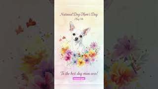 Celebrating the one who made me a Dog Mom today! Happy #DogMomDay to all fur-mamas! 🐶💖