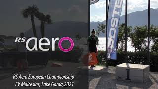 RS Aero European Championships Malcesine, Garda, Italy 31 July - 6 Aug 2021