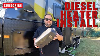 THE CHEAPEST Chinese Diesel Heater Install #Dieselheater #travelaus