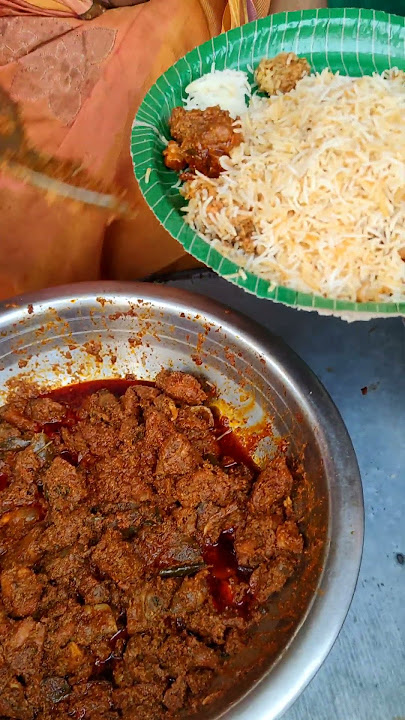 170 Rupees Unlimited Chicken Biryani Eating Challenge🍗|Bucket Biryani Poor People🥰|Kakinada #shorts