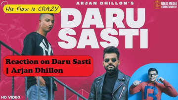 Reaction on Daru Sasti (Full Video) Arjan Dhillon | The Kidd | I Can Films | Latest Punjabi Songs