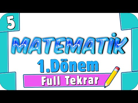 5. Sınıf Matematik 1. Dönem Full Tekrar ♻ #2022