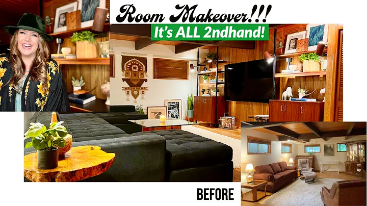 ITS ALL SECONDHAND! MY THRIFTED ROOM MAKEOVER | Th...