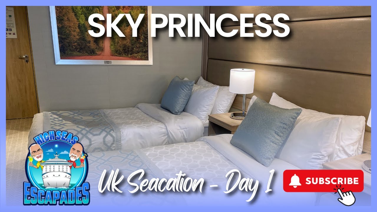 Sky Princess - UK Seacation - Day One - Boarding & Exploring