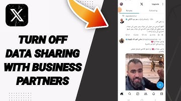 How To Turn Off Data Sharing With Business Pertners On X Twitter App