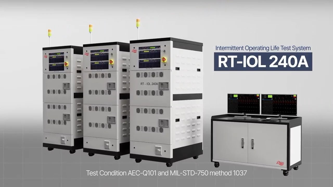 [라온솔루션] Intermittent Operating Life Test System - YouTube